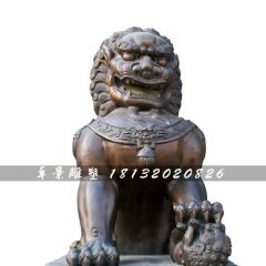 北京狮铜雕，铜狮子雕塑