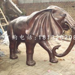 公园大象铜雕铸铜动物雕塑