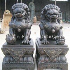 北京狮铜雕铸铜狮子雕塑