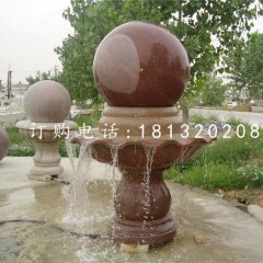 风水球喷泉雕塑广场风水球石雕