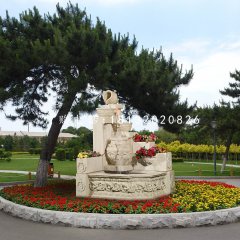 花盆花瓶雕塑公园景观石雕