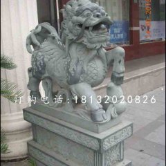 麒麟雕塑，青石动物雕塑