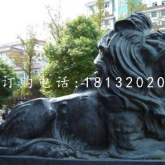 狮子铜雕，铸铜狮子雕塑