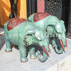 青铜小象铜雕，动物铜雕